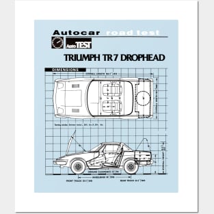 TRIUMPH TR7 - road test data Posters and Art